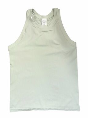 Athleta Ribbed Racerback Tank - Sage Green
